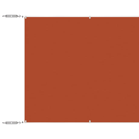 Vidaxl Luifel vertikal 100x1000 cm Oxford Fabric Terracotta -Colored