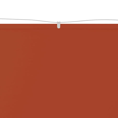 Vidaxl Luifel Vertikal 100x1200 cm Oxford Fabric Terracotta -Colored