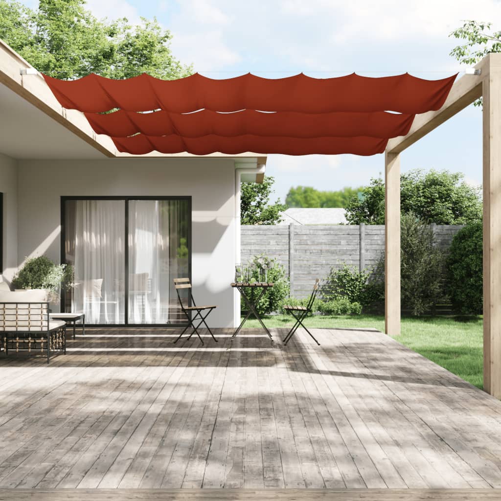 Vidaxl Luifel Vertikal 180 x 360 cm Oxford Fabric Terracotta -gelöscht