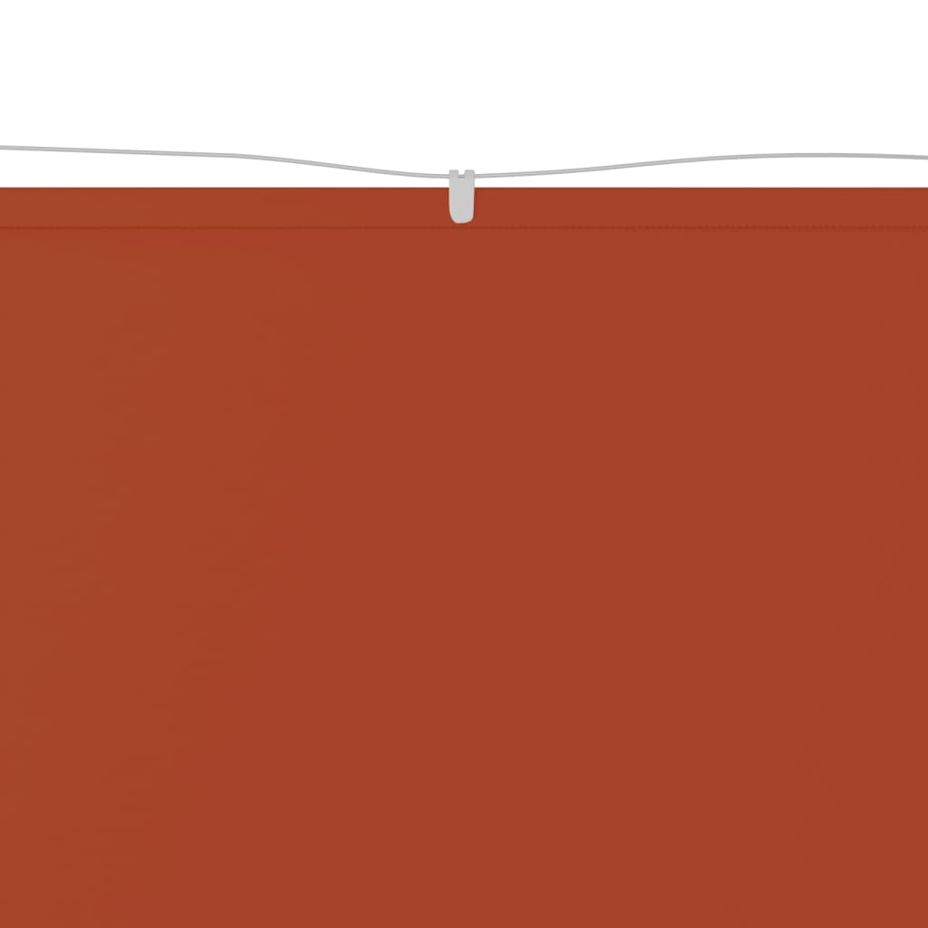 Vidaxl Luifel Vertikal 180 x 420 cm Oxford Fabric Terrakotta -gelöscht