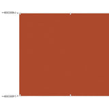 Vidaxl Luifel Vertikal 180 x 600 cm Oxford Fabric Terracotta -gelöscht