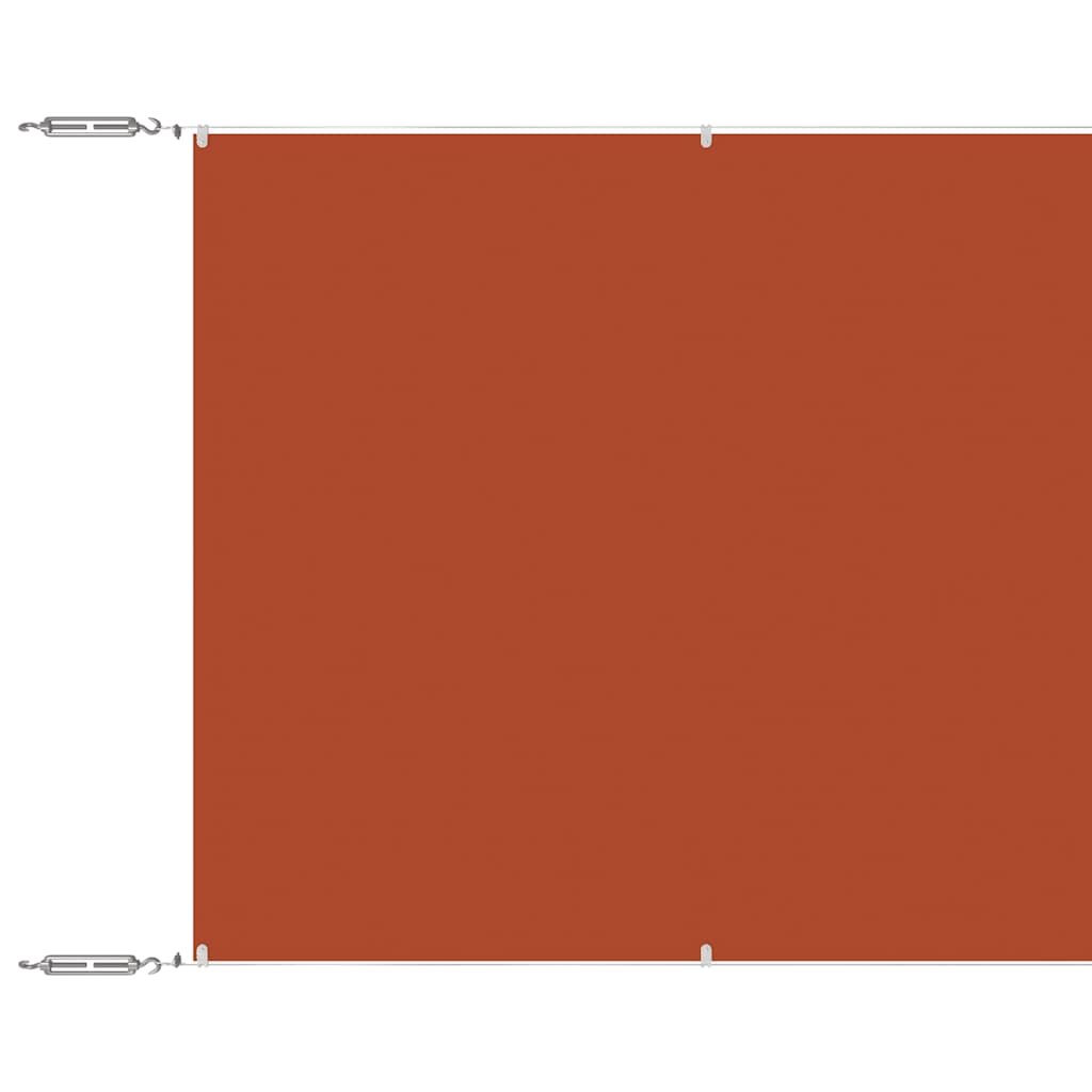 Vidaxl Luifel vertikal 180 x 800 cm Oxford Fabric Terracotta -Colored