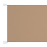 Vidaxl Luifel Vertikal 60x600 cm Oxford Stofftaupe
