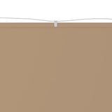 Vidaxl Luifel Vertikal 60x600 cm Oxford Stofftaupe