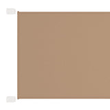 Vidaxl Luifel Vertikal 60x800 cm Oxford Stofftaupe