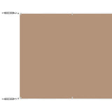 Vidaxl Luifel Vertikal 60x1200 cm Oxford Stofftaupe