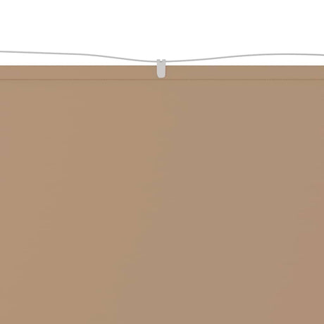 Vidaxl Luifel Vertikal 60x1200 cm Oxford Stofftaupe