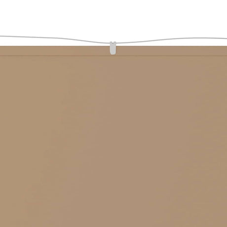 Vidaxl Luifel Vertikal 60x1200 cm Oxford Stofftaupe