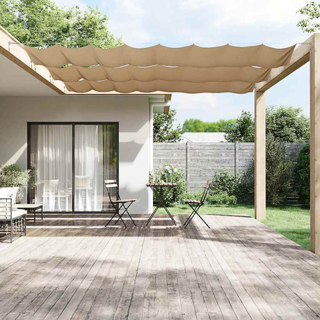 Vidaxl Luifel Vertikal 60x1200 cm Oxford Stofftaupe