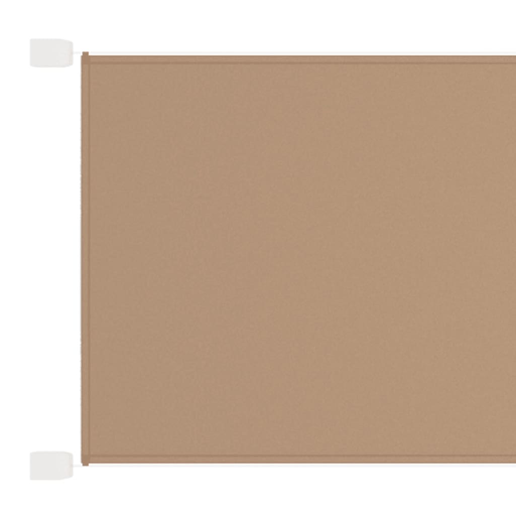 Vidaxl Luifel Vertikal 100x360 cm Oxford Stofftaupe