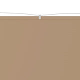 Vidaxl Luifel Vertikal 100x360 cm Oxford Stofftaupe