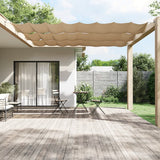 Vidaxl Luifel Vertikal 100x360 cm Oxford Stofftaupe