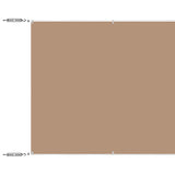 Vidaxl Luifel Vertikal 100x100 cm Oxford Stofftaupe