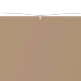 Vidaxl Luifel Vertikal 100x100 cm Oxford Stofftaupe