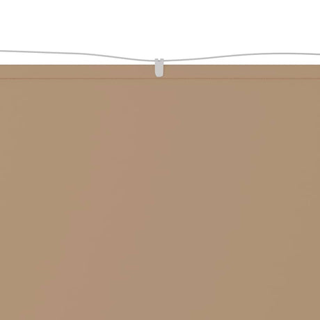 Vidaxl Luifel Vertikal 100x100 cm Oxford Stofftaupe