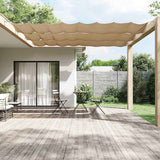 Vidaxl Luifel Vertikal 100x100 cm Oxford Stofftaupe