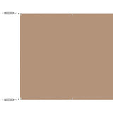 Vidaxl Luifel Vertikal 100x1200 cm Oxford Stofftaupe