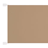 Vidaxl Luifel Vertikal 180 x 600 cm Oxford Stofftaupe