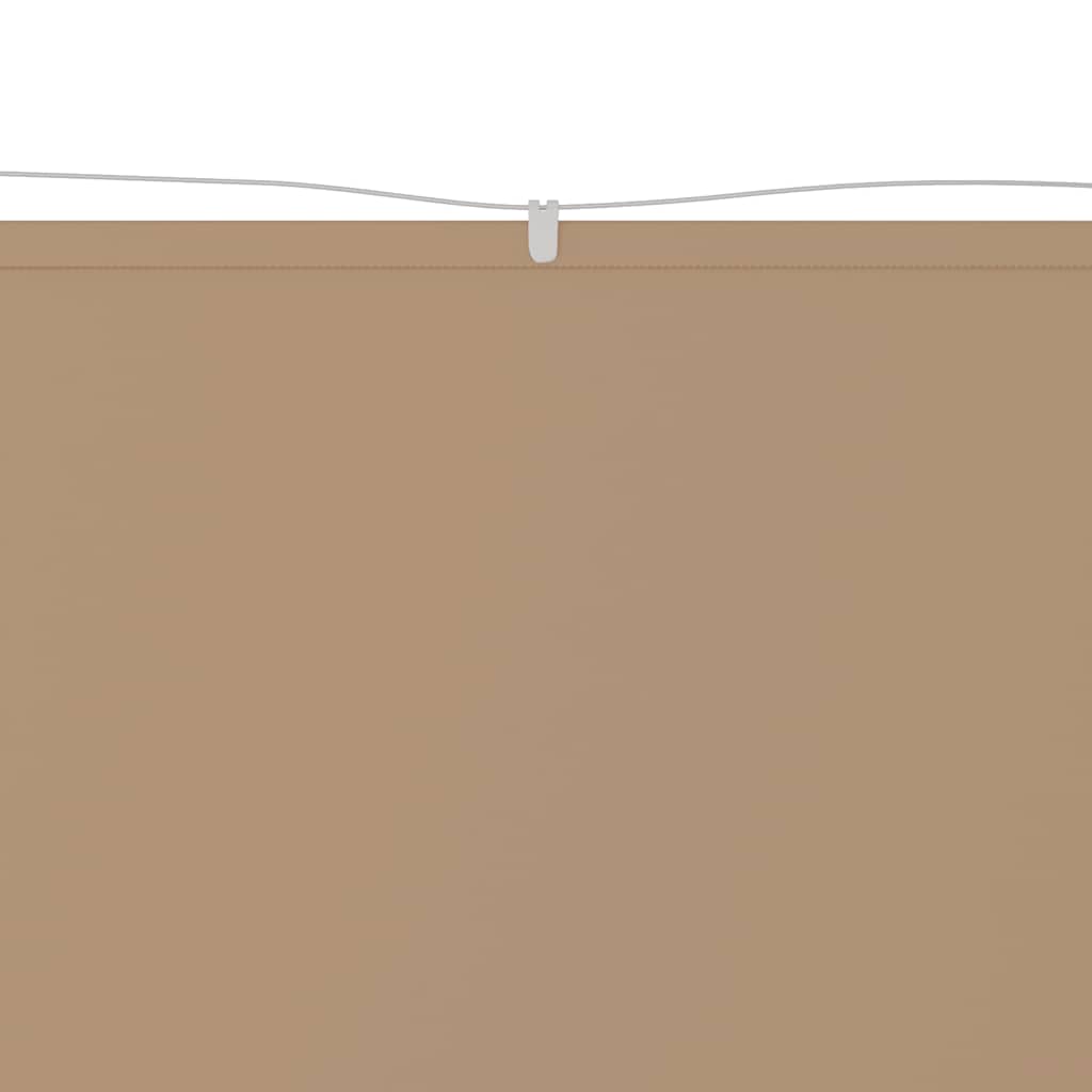 Vidaxl Luifel Vertikal 180 x 1000 cm Oxford Stofftaupe