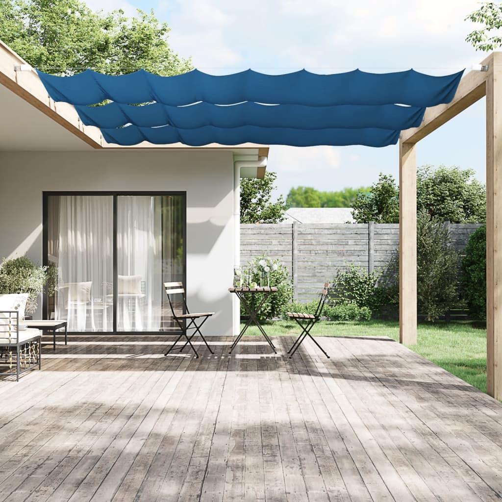 Vidaxl Luifel Vertikal 100x360 cm Oxford Stoff blau