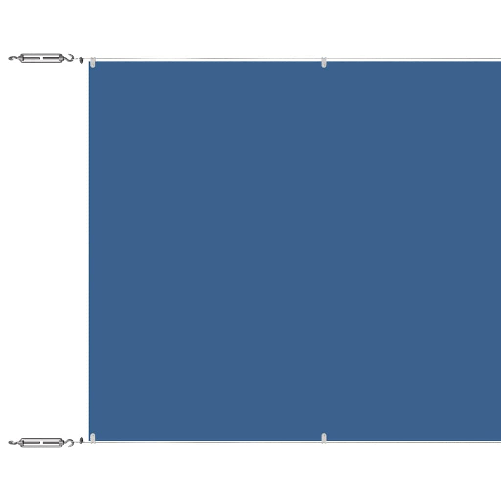 Vidaxl Luifel Vertikal 100x1200 cm Oxford Stoff blau