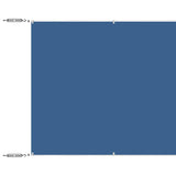 Vidaxl Luifel Vertikal 100x1200 cm Oxford Stoff blau