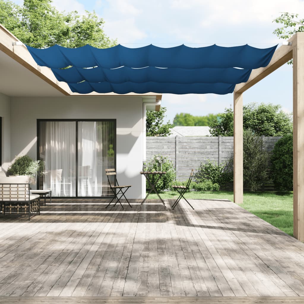 Vidaxl Luifel vertikal 140 x 360 cm Oxford Stoff blau
