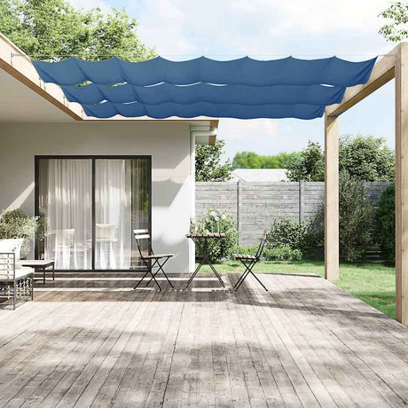 Vidaxl Luifel vertikal 140 x 600 cm Oxford Stoff blau