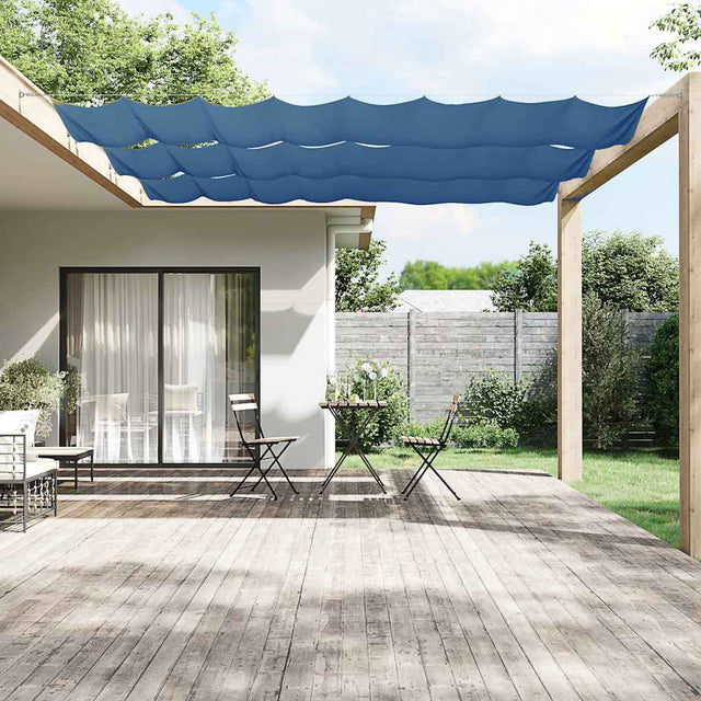 Vidaxl Luifel vertikal 140 x 600 cm Oxford Stoff blau
