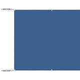 Vidaxl Luifel vertikal 140x1200 cm Oxford Stoff blau