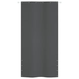 VIDAXL -Balkon -Bildschirm 120x240 cm Oxford Fabric Anthrazit -gelöscht