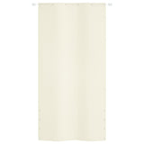 Vidaxl Balkon Bildschirm 120x240 cm Oxford Stoffcreme -Colored