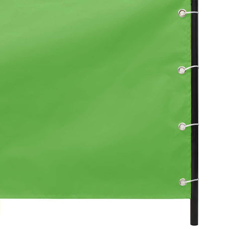 Vidaxl Balkon Bildschirm 100x240 cm Oxford Stoff hellgrün