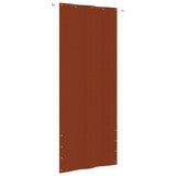 VIDAXL -Balkon -Bildschirm 100x240 cm Oxford Fabric Terracotta -gelöscht