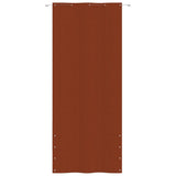 VIDAXL -Balkon -Bildschirm 100x240 cm Oxford Fabric Terracotta -gelöscht