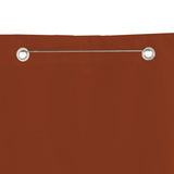 VIDAXL -Balkon -Bildschirm 100x240 cm Oxford Fabric Terracotta -gelöscht