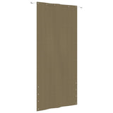 VIDAXL Balkon Bildschirm 120x240 cm Oxford Stofftaupe