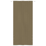 VIDAXL Balkon Bildschirm 120x240 cm Oxford Stofftaupe