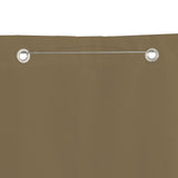 VIDAXL Balkon Bildschirm 120x240 cm Oxford Stofftaupe