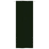 Vidaxl Balkon Bildschirm 80x240 cm Oxford Stoff dunkelgrün