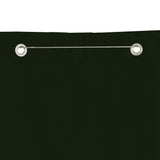 Vidaxl Balkon Bildschirm 80x240 cm Oxford Stoff dunkelgrün