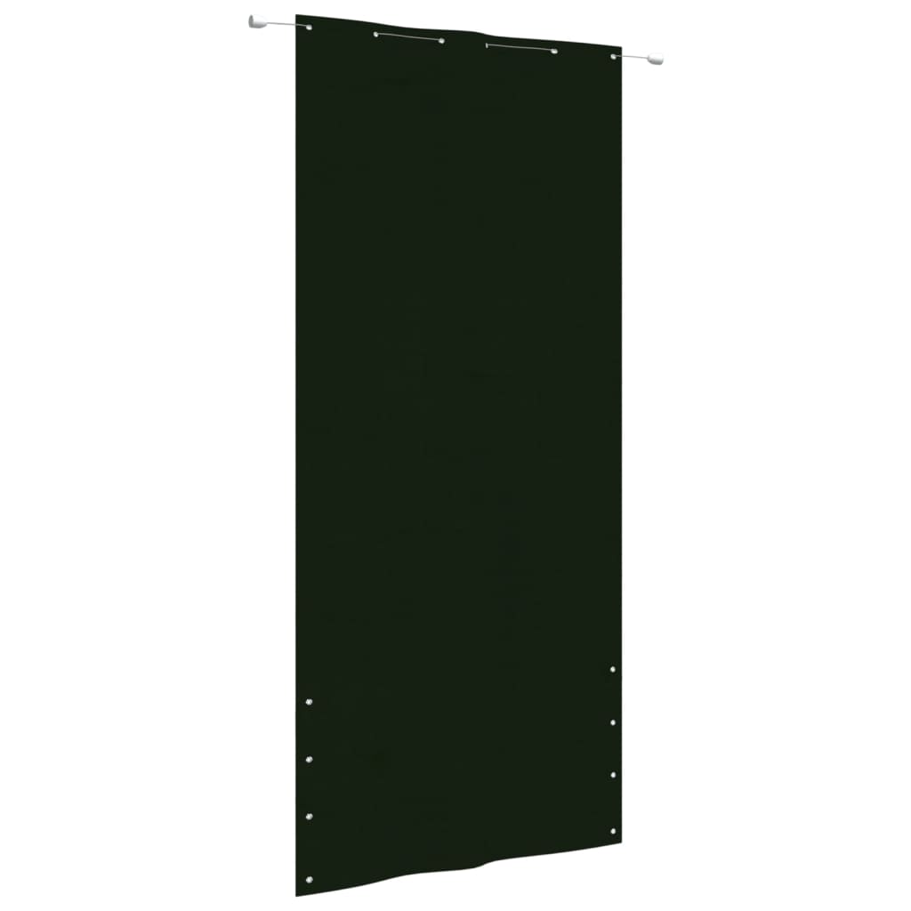 Vidaxl Balkon Bildschirm 120x240 cm Oxford Stoff dunkelgrün