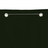 Vidaxl Balkon Bildschirm 120x240 cm Oxford Stoff dunkelgrün