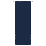 Vidaxl Balkon Bildschirm 80x240 cm Oxford Stoff blau