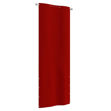 Vidaxl Balkon Bildschirm 80x240 cm Oxford Stoff rot
