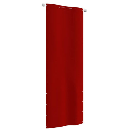 Vidaxl Balkon Bildschirm 80x240 cm Oxford Stoff rot