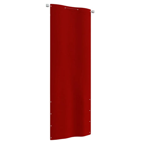 Vidaxl Balkon Bildschirm 80x240 cm Oxford Stoff rot