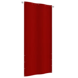 Vidaxl Balkon Bildschirm 100x240 cm Oxford Stoff rot
