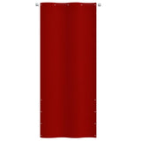 Vidaxl Balkon Bildschirm 100x240 cm Oxford Stoff rot