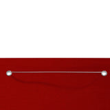 Vidaxl Balkon Bildschirm 120x240 cm Oxford Stoff rot